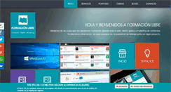Desktop Screenshot of formacionlibre.com